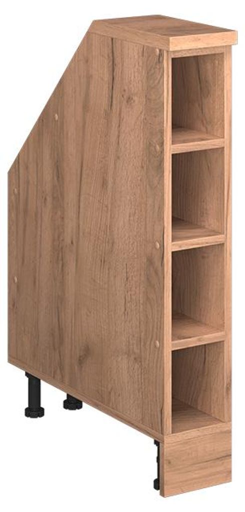 Dachschrägenschrank Vicco Rion Goldkraft Eiche 15 x 81.8 cm Produktbild 