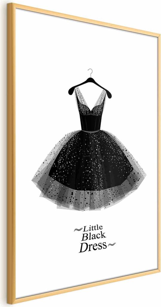 Posterpapier Poster - Little Black Dress 40x60 cm Menschen Produktbild 