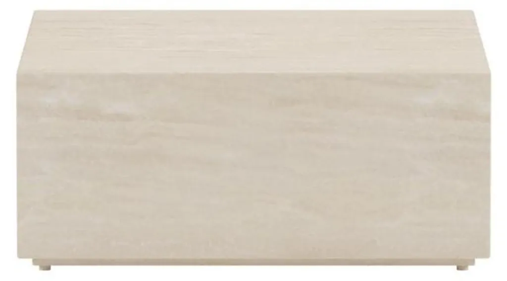 Table basse Lissabon beige - Idéal apéritif extérieur terrasse jardin