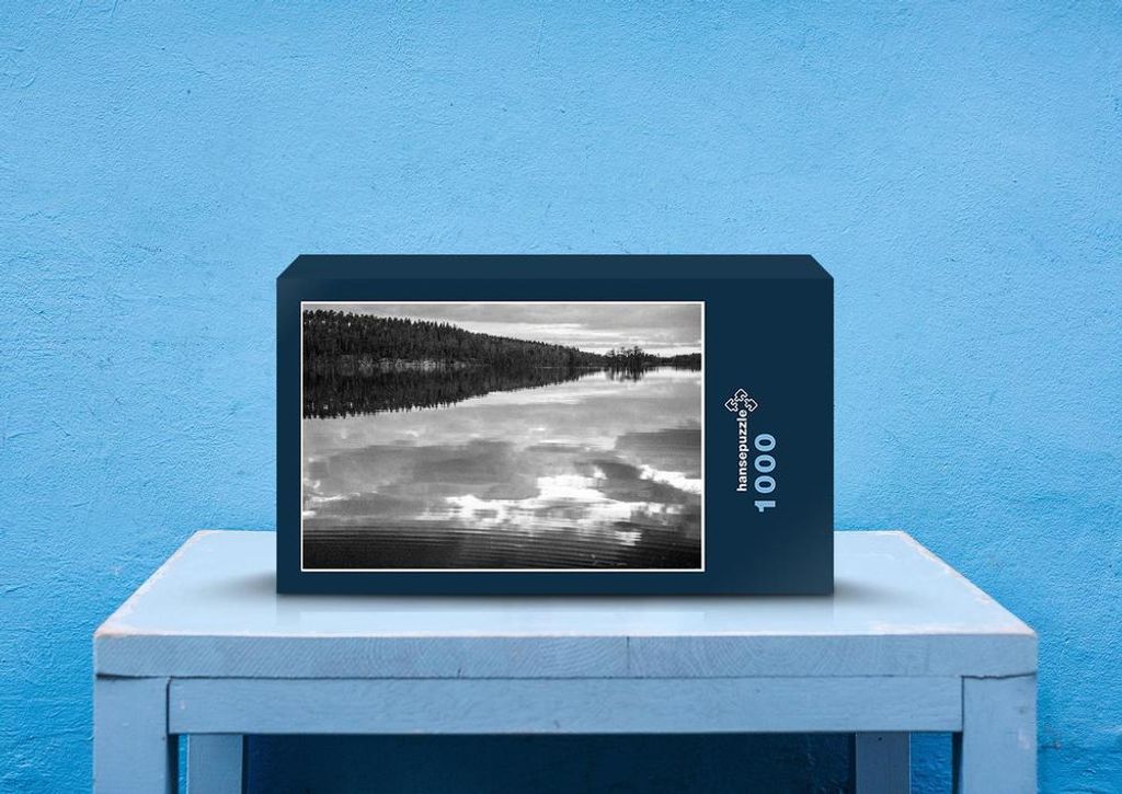 hansepuzzle 69676 - Finnland Puzzle, 1000 Teile, Natur, 60,0 x 46,0cm mit hochwertiger Aufbewahrung, Kartonbox und wiederverschließbarem Beutel