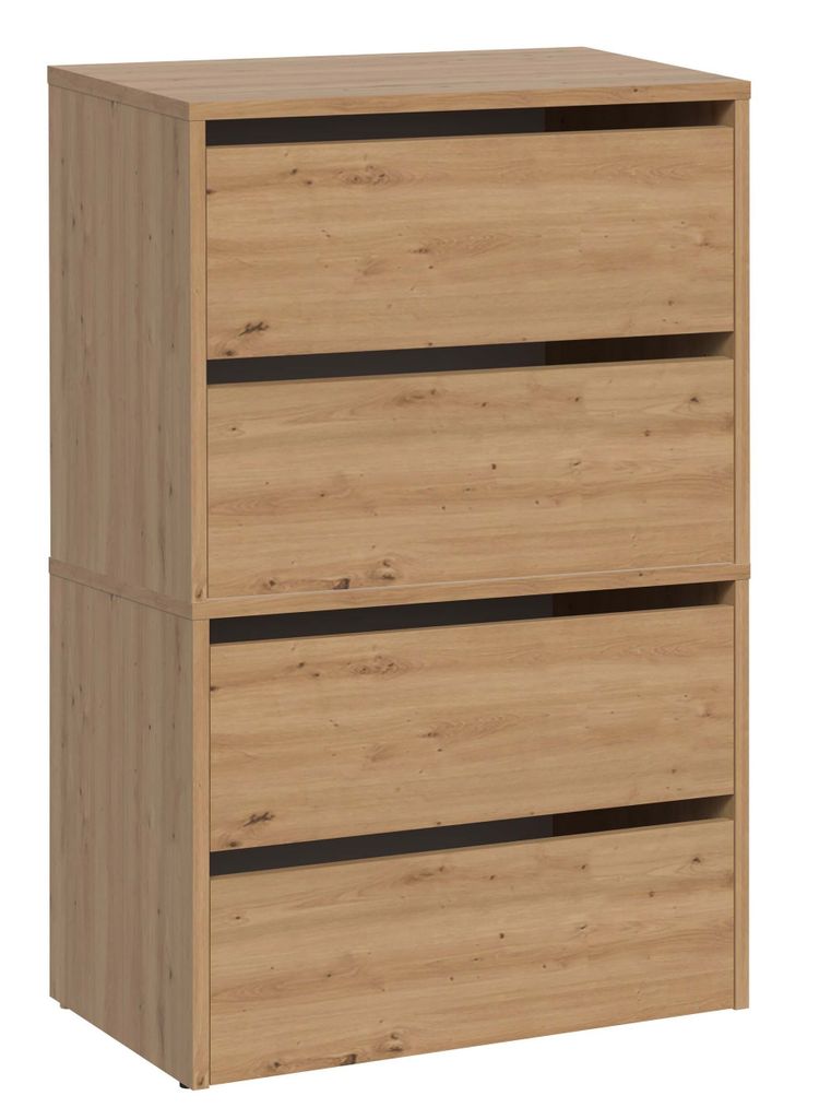 Szafka Na Obuwie Modo X2 Dąb Artisan Zdjęcie produktu 