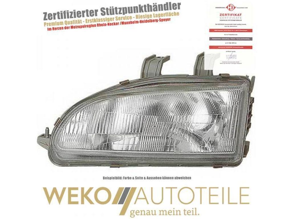 Diederichs Scheinwerfer li. Civic, 91-95 für elektr. LWR,