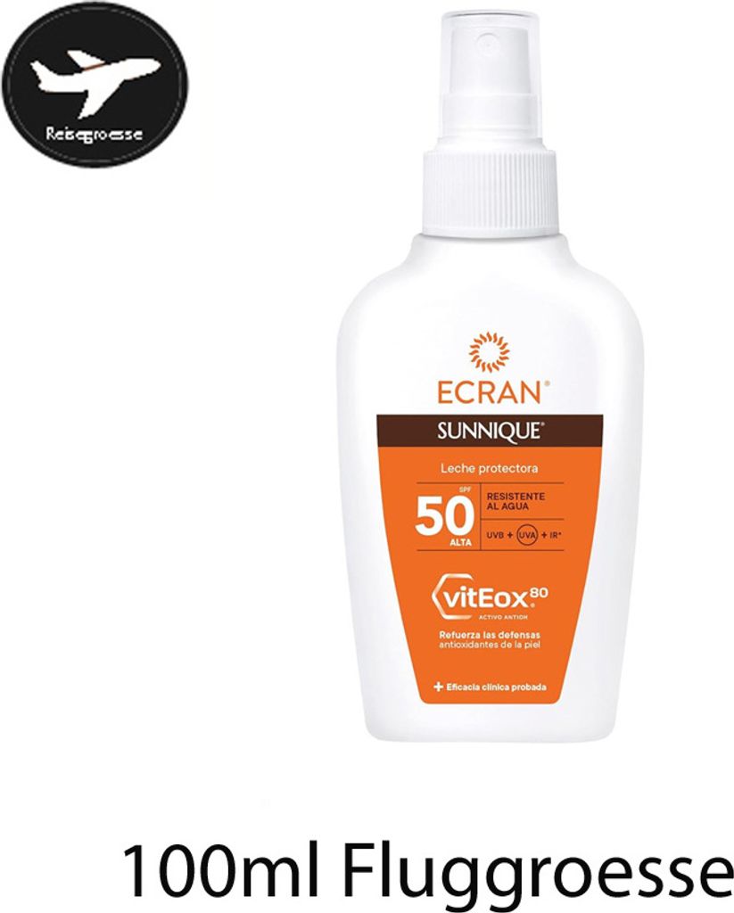 ECRAN SUNNIQUE - Sun Milk - 100ml - SPF 50+ Reisegroesse