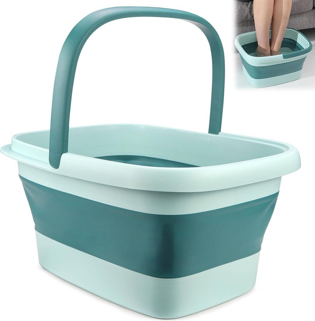 Faltbare Fußbadewanne mit Massagefunktion für ultimative Entspannung und Komfort zu Hause