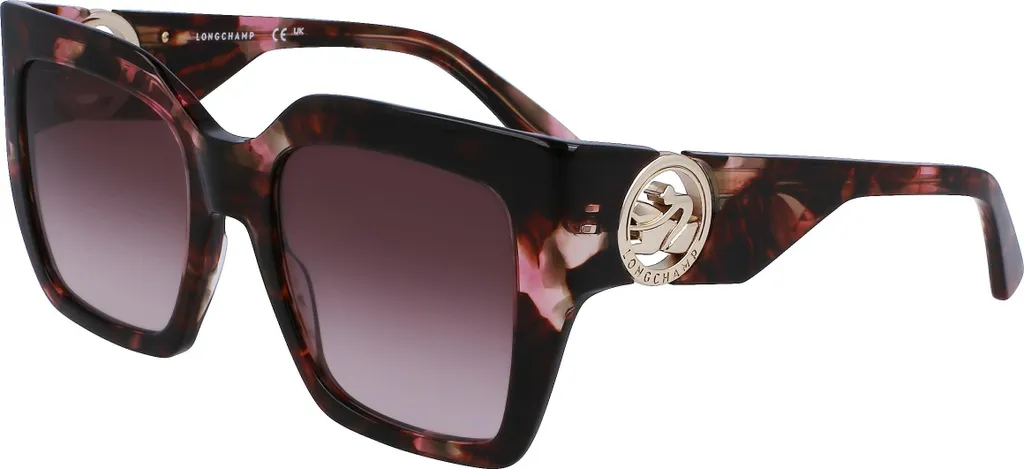 Lunettes de soleil de luxe pour femme Longchamp LO734S coloris Havana