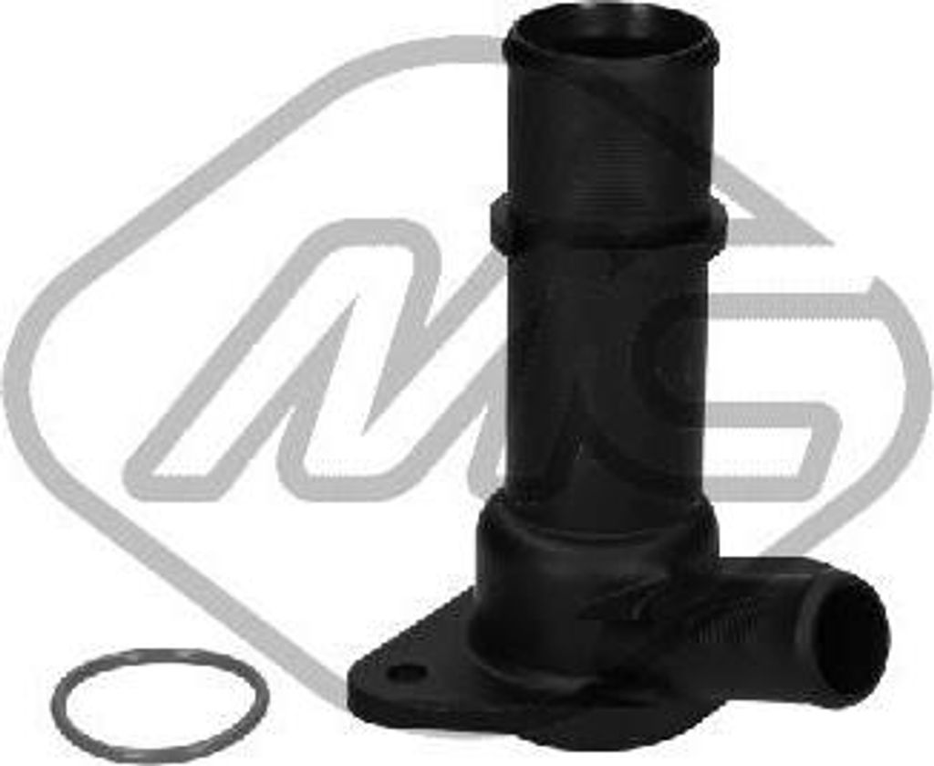 Metalcaucho 3904 Kühlmittelflansch OE 120698 kompatibel mit AX, Saxo, Xsara, 106, 306