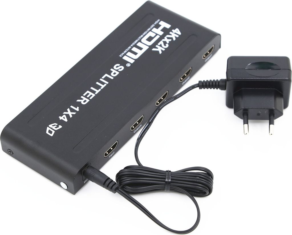 INF 1x4 HDMI rozbočovač pro 4 obrazovky 4K Obrázek produktu 4