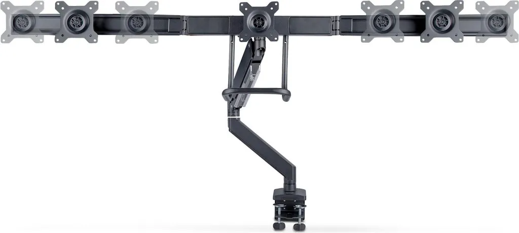 Support Triple Moniteur VESA Ajustable avec Gestion de Câbles Intégrée - 3