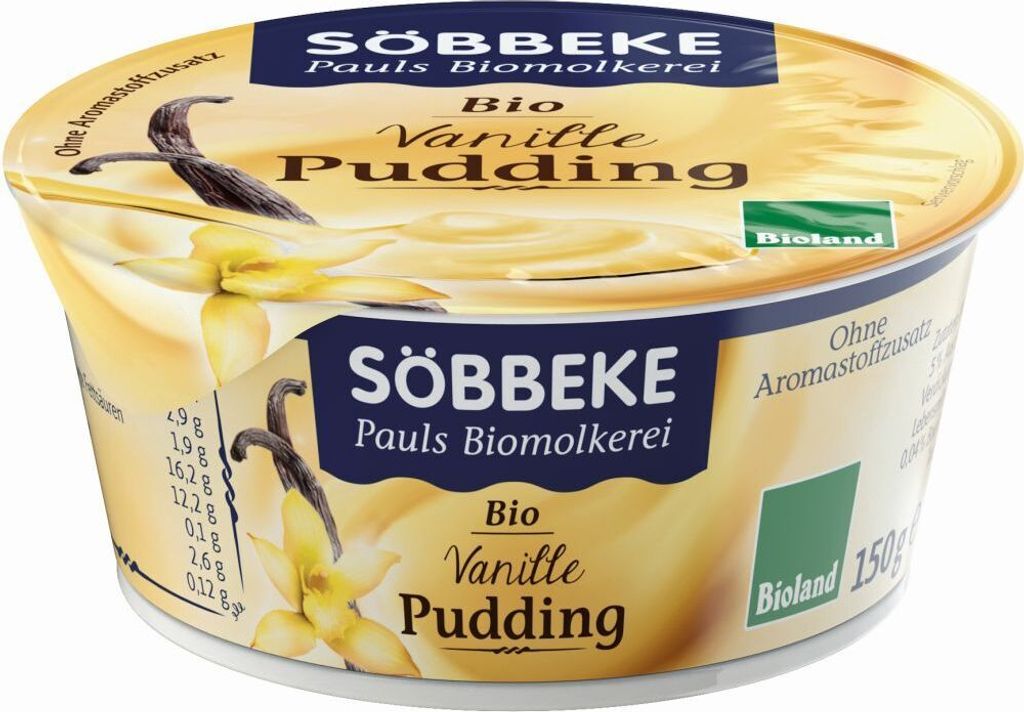 -VANILLEPUDDING 150 g - SOBBEKE Produktbild 