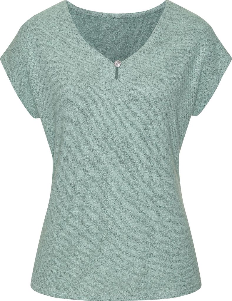 LASCANA Kurzarmshirt mint Größe 40/42