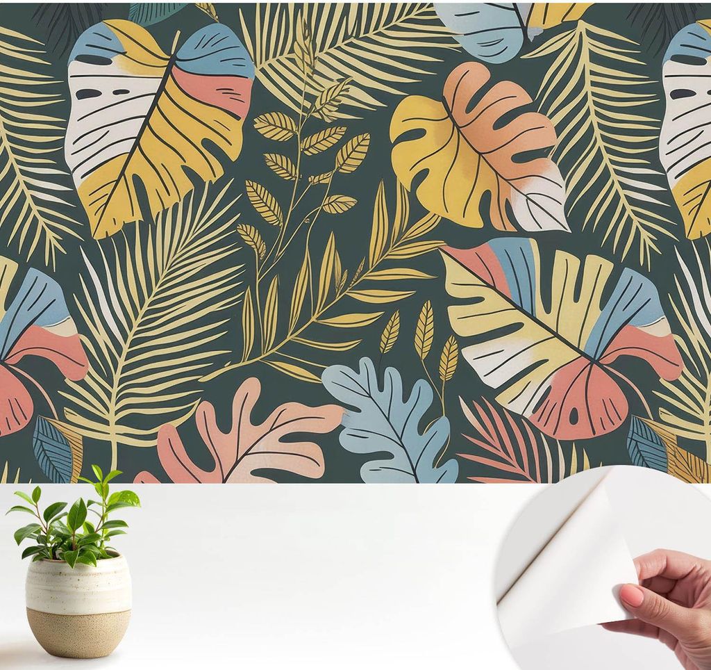 Fototapete selbstklebend - 104x70 cm - Tapete - Wandtapete - Wandbilder - Klebefolie - Dekofolie - Tapete Folie - Wand - Dekoration - Wohnzimmer - ...