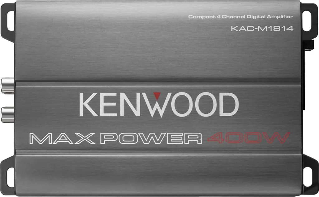 Mini Amplificatore Kenwood KAC-M1814 4 Canali Impermeabile Moto Barca