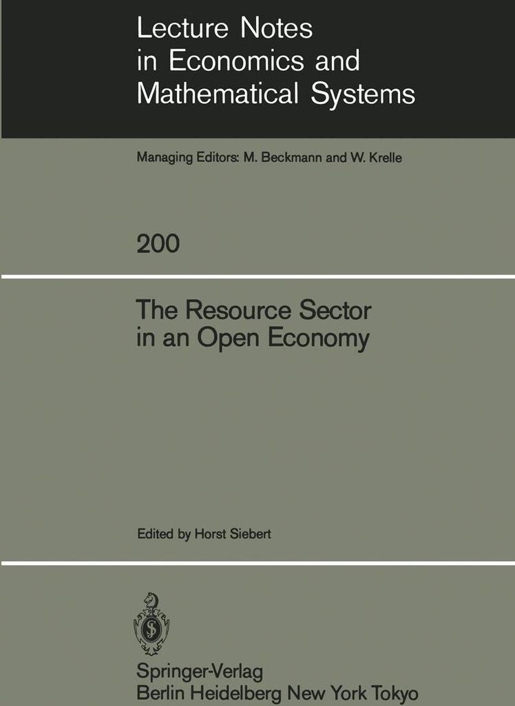 The Resource Sector in an Open Economy