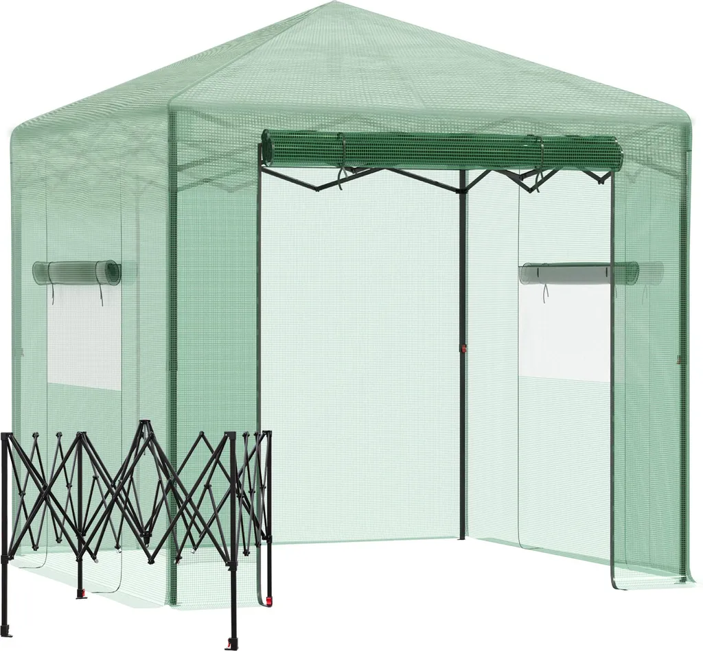 Serre à tomates pliable 238 cm pour protéger vos semis des intempéries