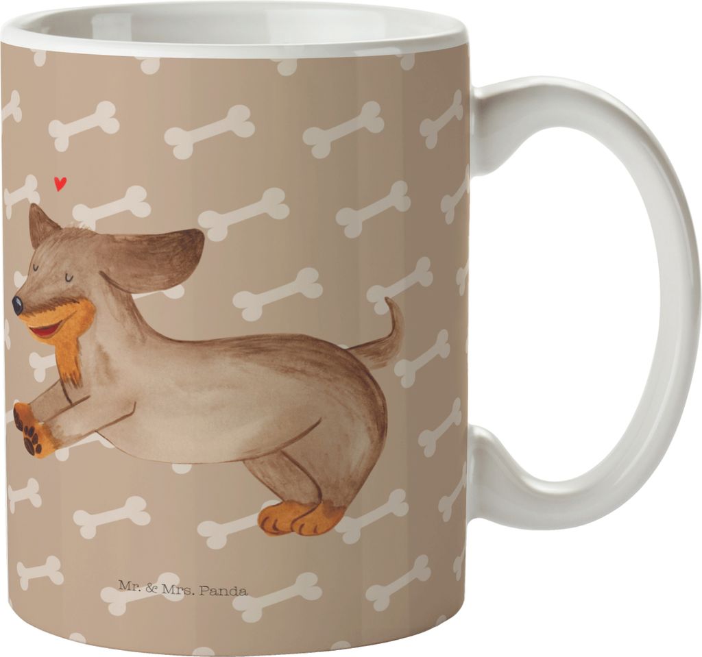 Mr. & Mrs. Panda Tasse Hund Dackel - Hundeglück - Geschenk, Produktbild 