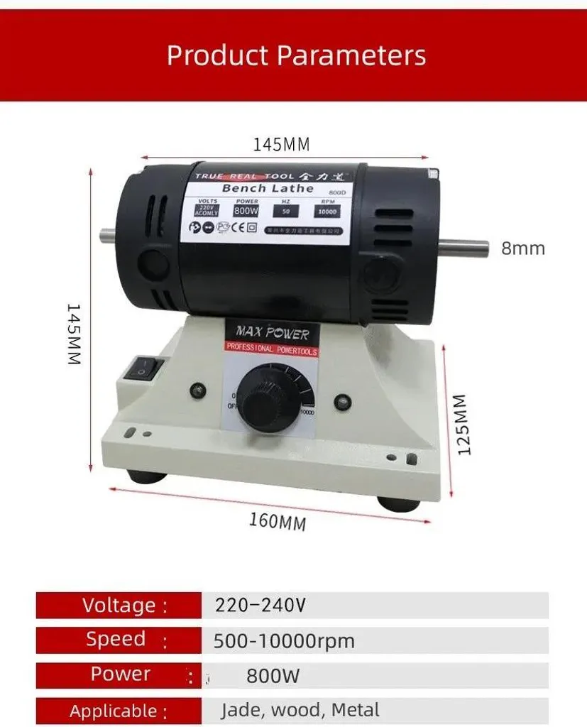 Meuleuse d'angle 800W pour accès difficiles et polissage de métaux - 6