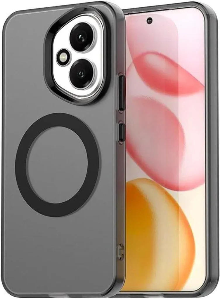Coque magnétique noire pour smartphone 5G : idéale pour charge sans fil
