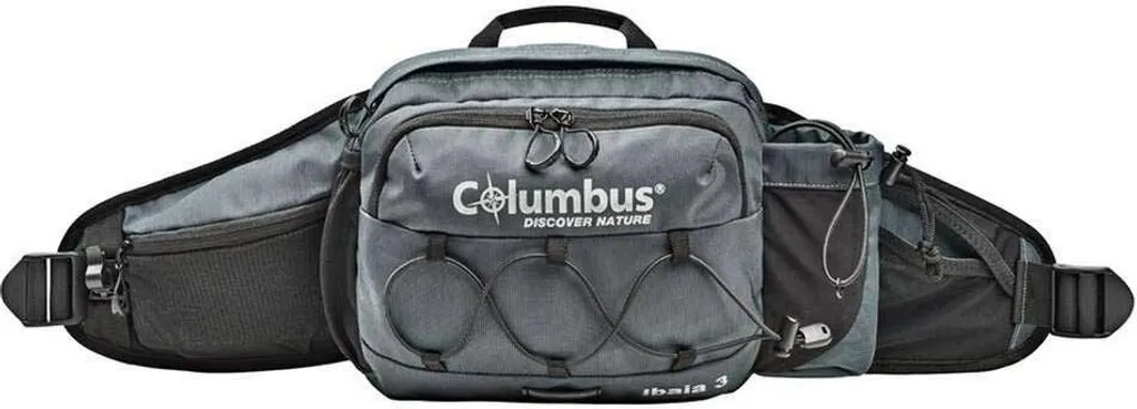 Sac banane Columbus Ibaia 3L gris sacoche de running trail et randonnée