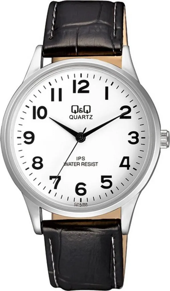 Montre Homme Étanche Q&Q C214J304Y - Cadran Lisible et Robuste