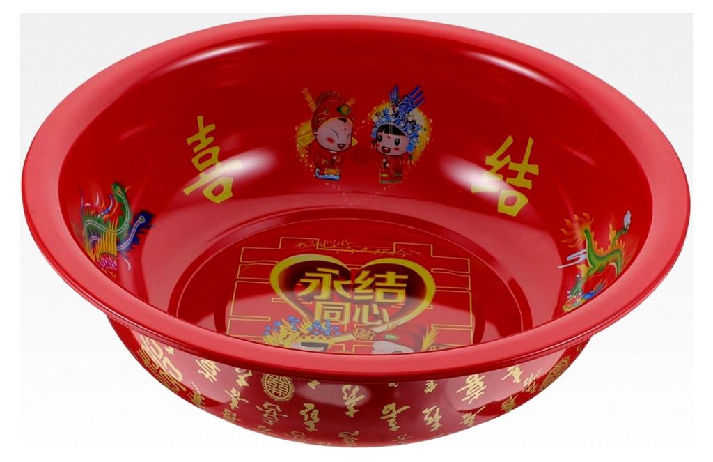 Metallwaschbecken im chinesischen Stil für Hochzeiten, kreatives Waschbecken zum Haarewaschen, Baden und Händewaschen