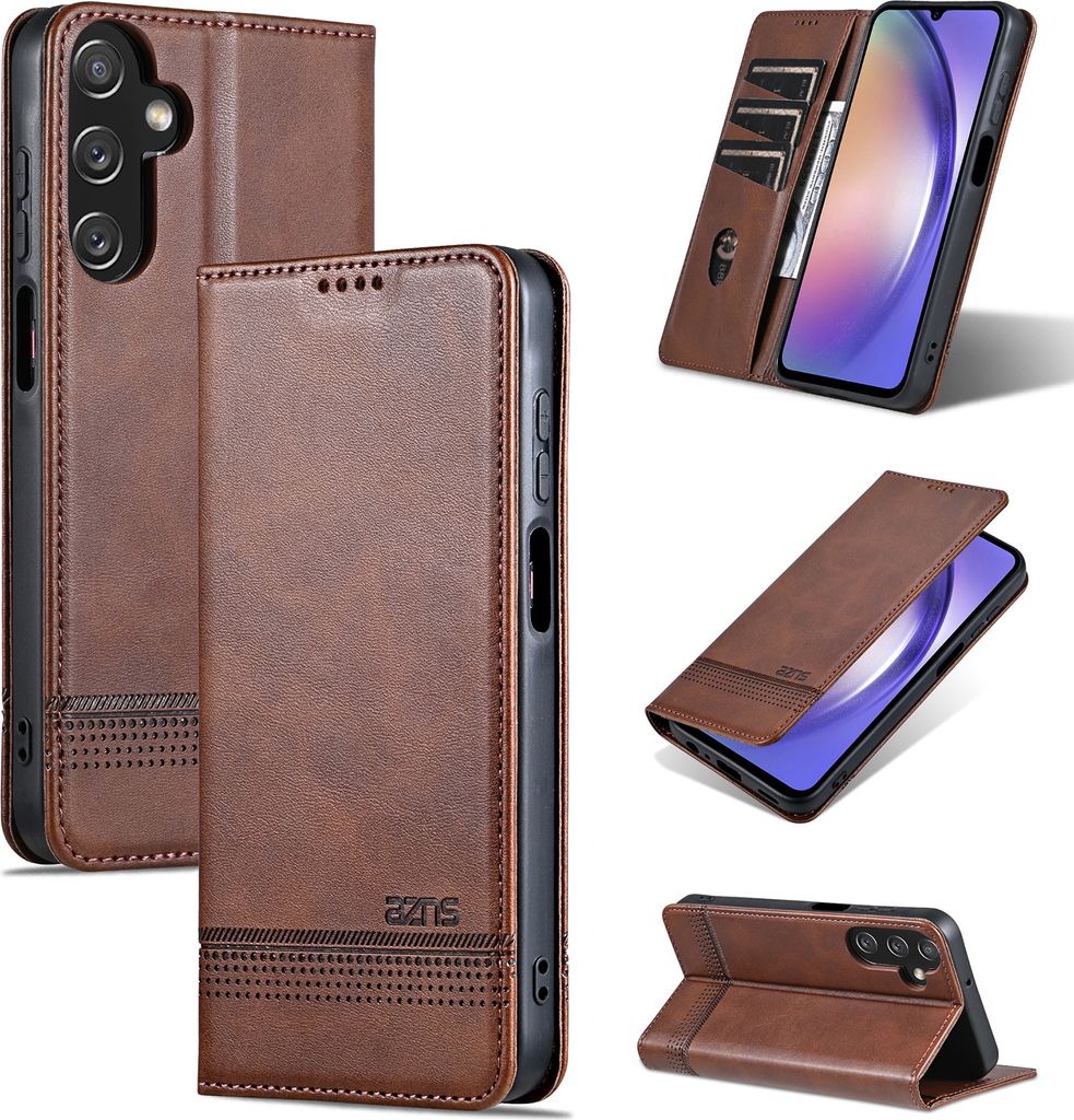Etui en cuir pour Samsung Galaxy A05S, étui portefeuille Image du produit 