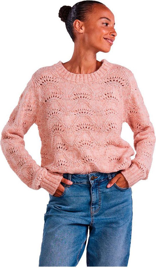 Pieces Bibbi Pullover Rosa S Frau Rosa S