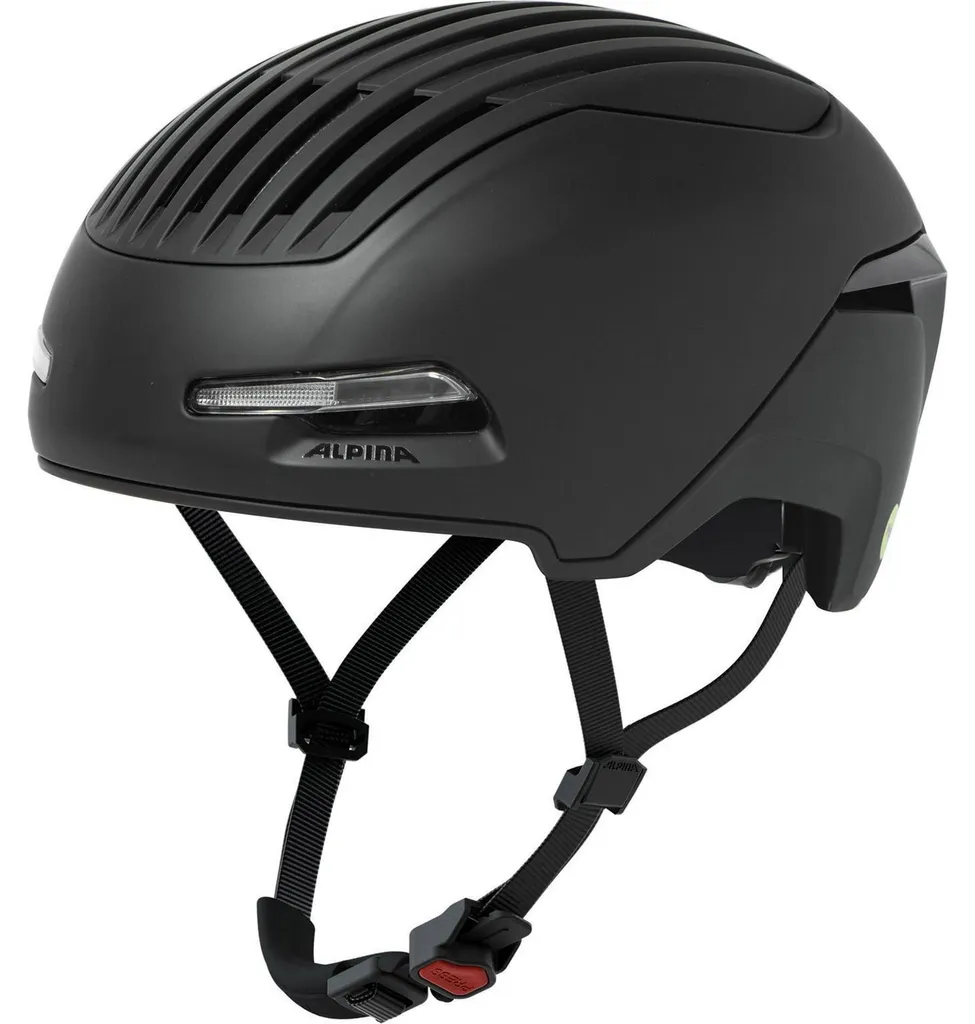 Casque de vélo urbain Alpina Brighton Mips Noir Mat Taille 55 Mixte
