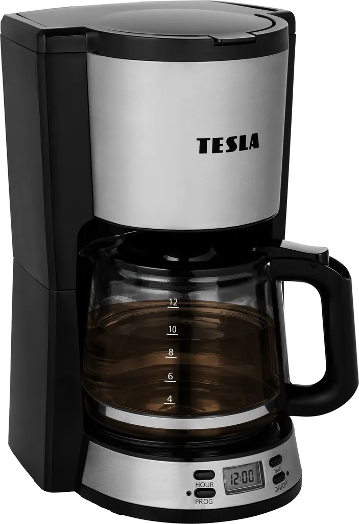 TESLA CoffeeMaster ES300 Machine à café filtre 12 tasses avec minuteur