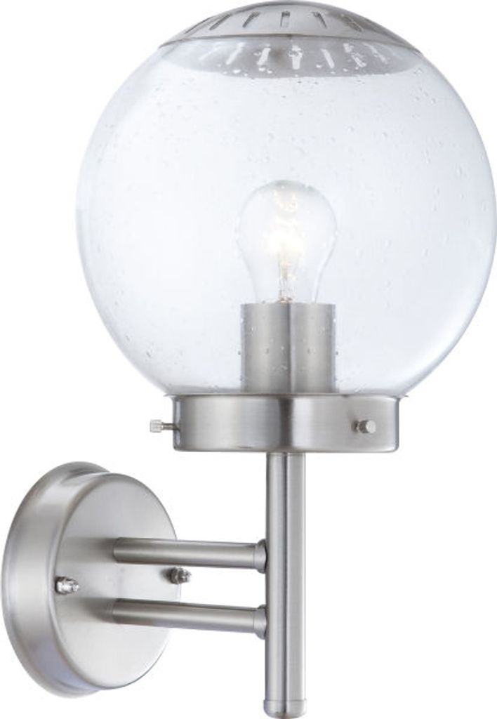 Globo Lighting buitenlamp, roestvrij staal, helder glas, Productafbeelding 