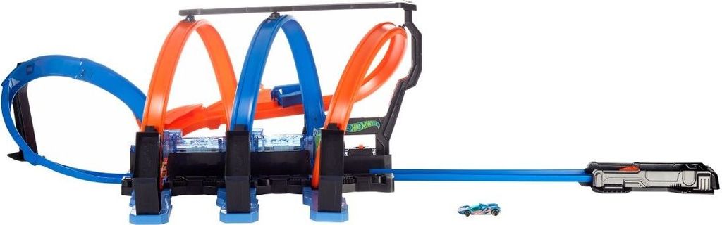 Hot Wheels Korkenzieher-Crash Trackset Produktbild 