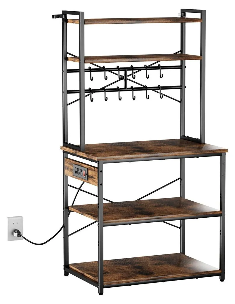 Meuble de cuisine pour robot pâtissier et support de bar à café bistrot