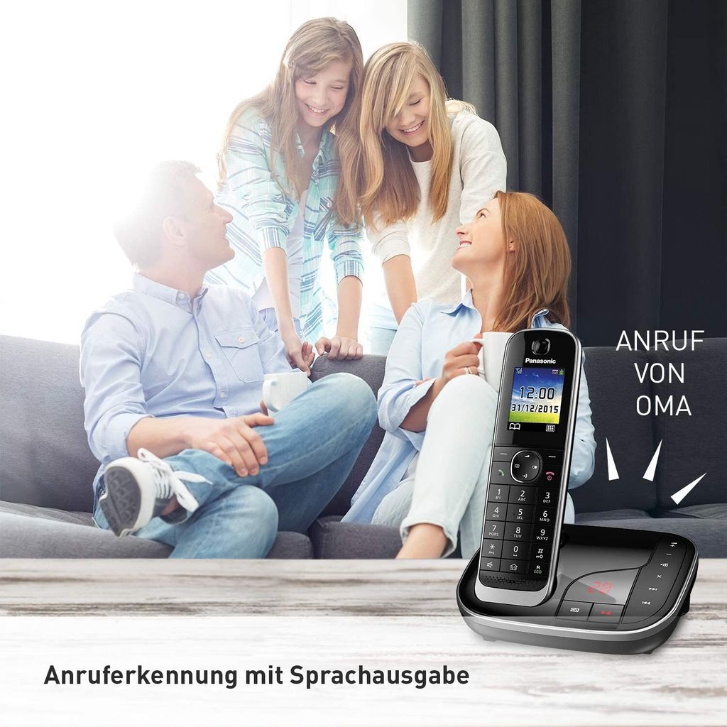 Panasonic KX-TGJ322GB Duo s AB čierna Obrázok produktu 8