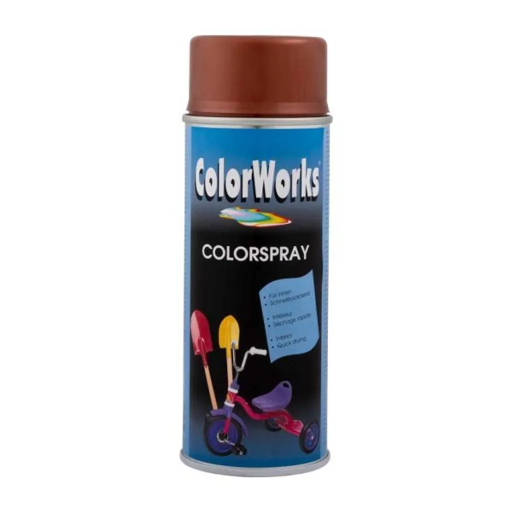 Bombe de peinture ColorWorks effet cuivre pour décoration et bricolage