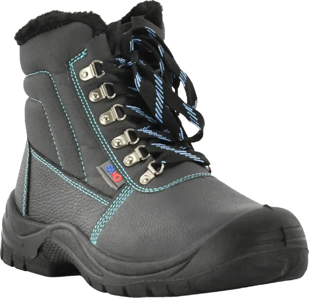 SARA Workwear Thermo Botte de sécurité d'hiver S3 01007 Taille 40 Noir