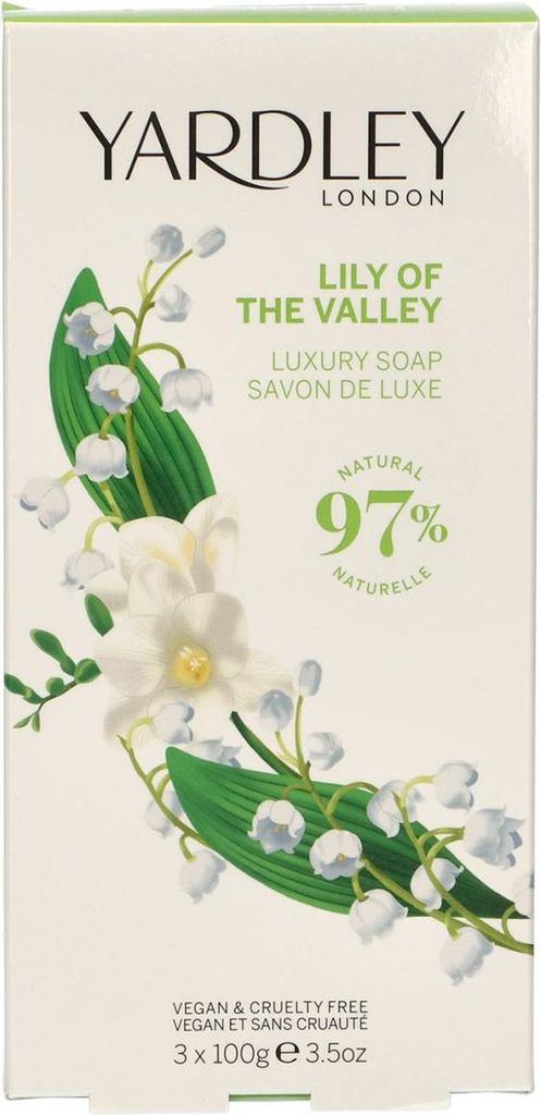 Yardley London Seife Maiglckchen 3x100gr. Produktbild 