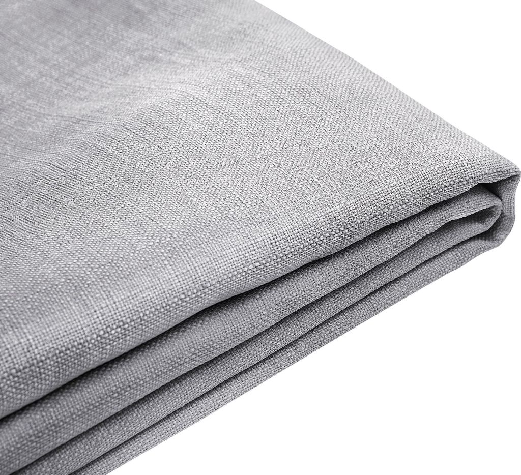 BELIANI Bezug Grau 180 x 200 cm für Bett Abnehmbares und waschbares Material Pflegeleicht Modern