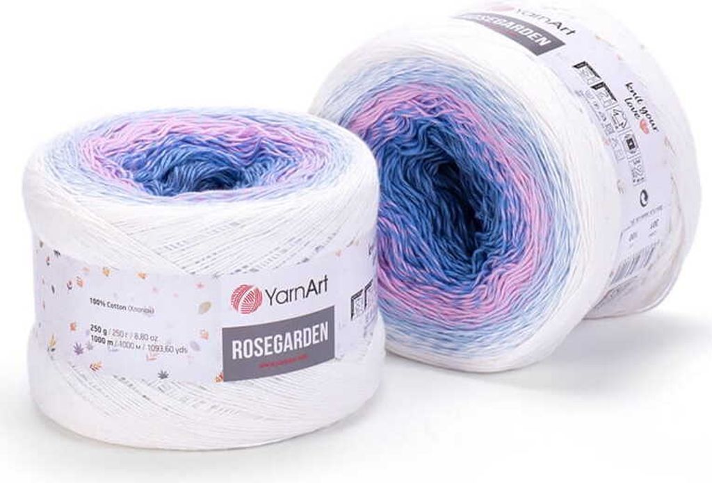Yarn Art Rose Garden 301 Pink Blue Strickgarn