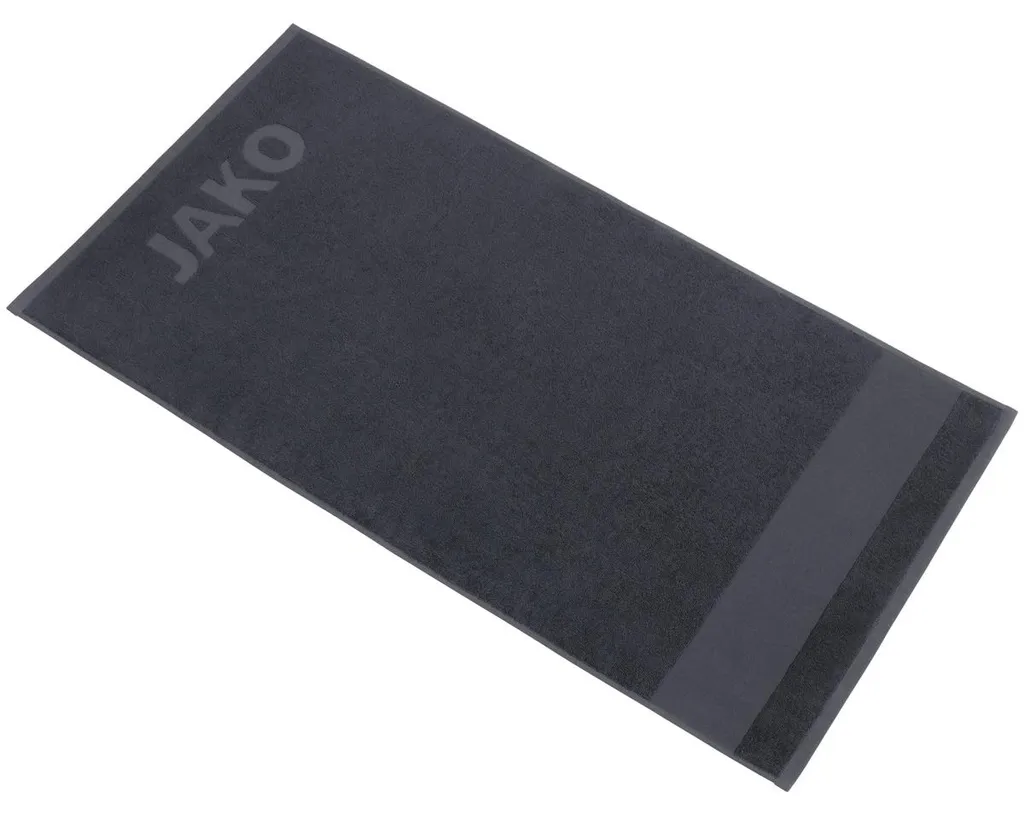 Serviette de bain JAKO anthracite : fini les serviettes rêches et fines