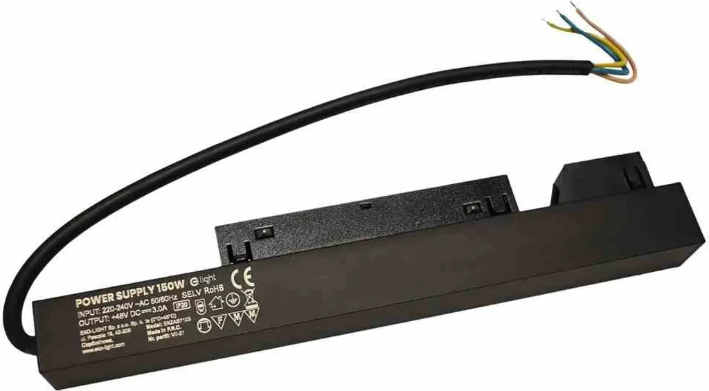 Bloc d'alimentation 150W pour éclairage magnétique salon et bureau