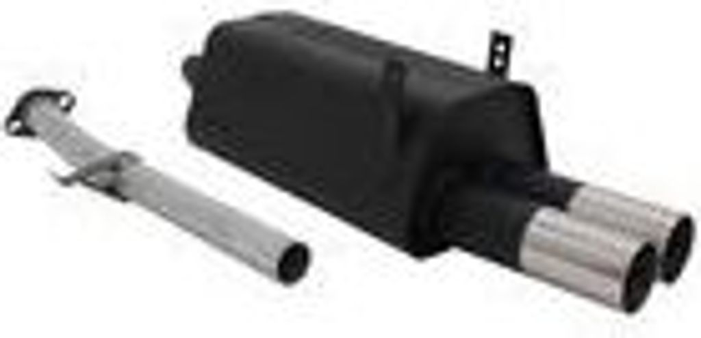 Novus Sportendschalldämpfer für BMW E36 Cabrio (3/C) 2 x 76mm RL-Design