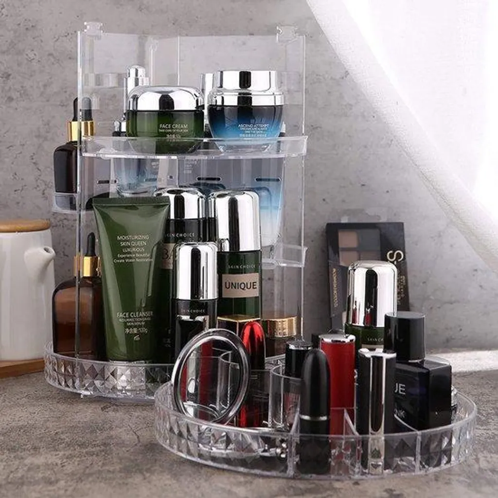 Rangement pour produits cosmétiques mural - Gain de place salle de bain
