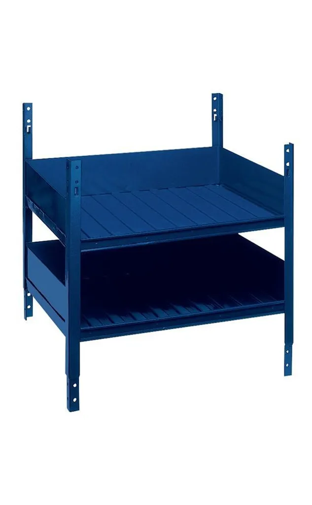 Optimisez votre rangement avec l'élément d'étagère LOGS 40 Bleu RAL 5022