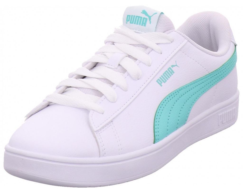 Puma Rickie Classic Jr Sportschuhe Kinder Sneaker low Weiß Freizeit, Schuhgröße:EUR 38 | UK 5