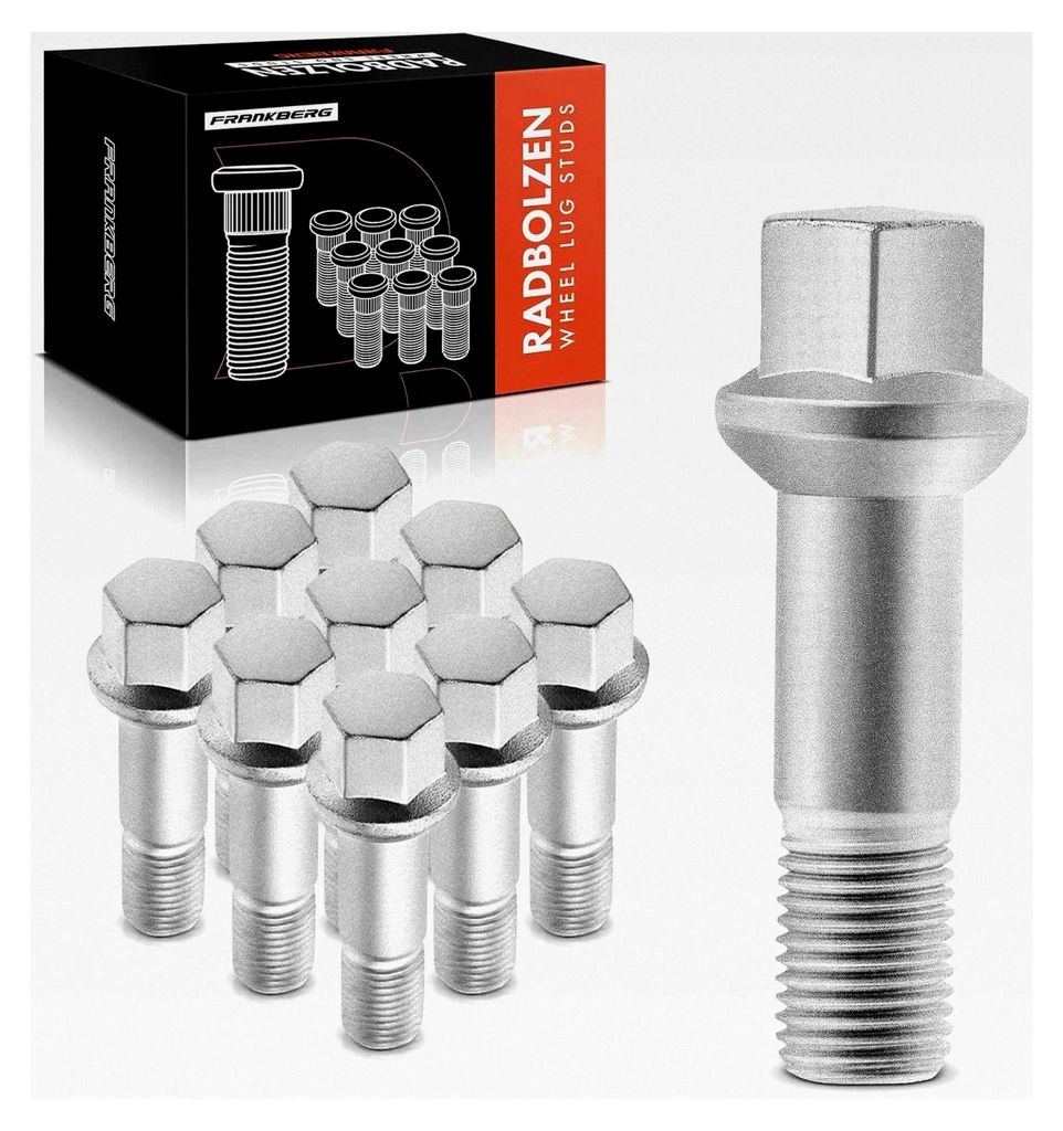 10x Radbolzen Radschraube M14x1.5 Kompatibel mit G-Klasse W461 W463, GL-Klasse X164, GLK-Klasse X204, M-Klasse W164, R-Klasse V251, S-Klasse W140 W...