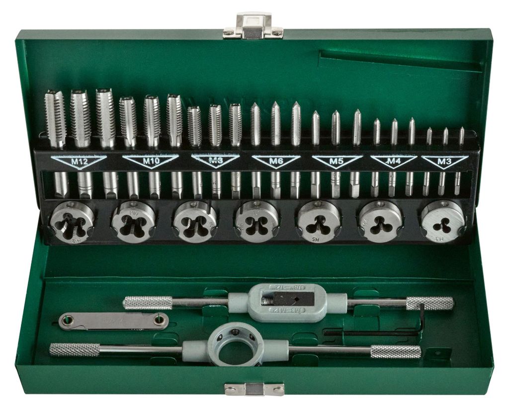 PARKSIDE® Gewindebohrer-/ Schneideisen-Set, 32-teilig Produktbild 