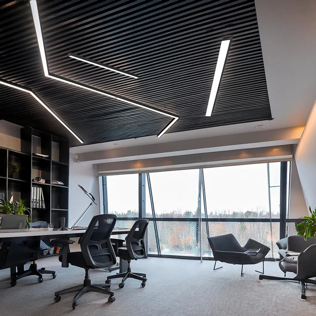 Apparecchio a soffitto lineare a LED Solight WO2002 36 W 3420 lm 4000 K nero - collegabile - 5
