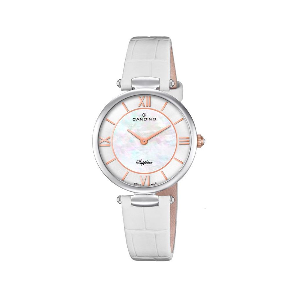 Candino Damen Uhr C4669/1 Armbanduhr Lederarmband