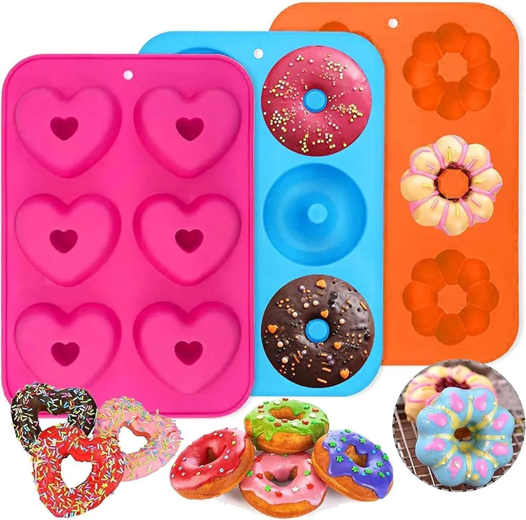 Moule pour mini kouglofs et donuts en silicone pour goûter sain