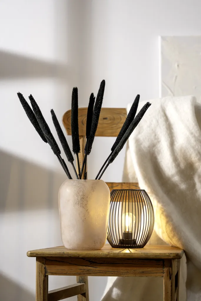 Leonardo Casolare Lanterne LED noire 18 cm - Lanterne décorative moderne