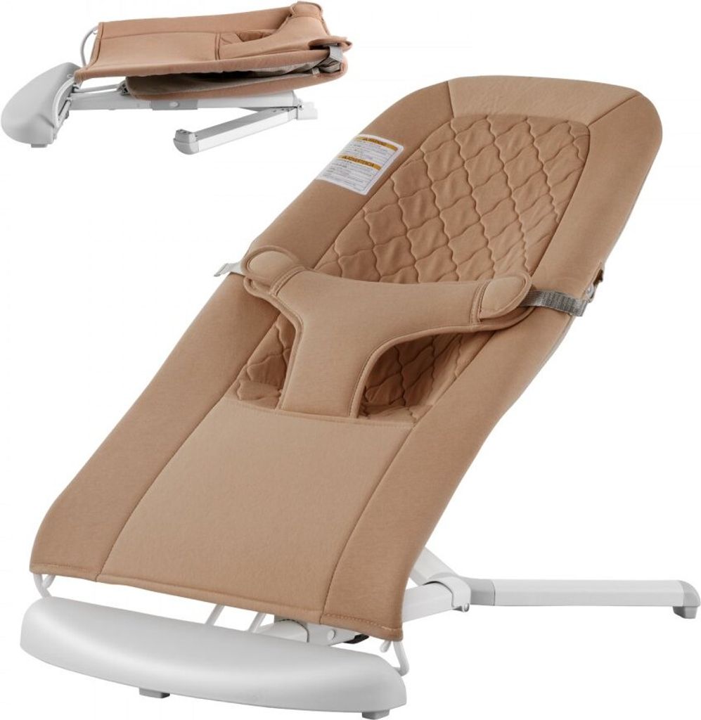 Babywippe Babyschaukel Schaukelsitz Babyliege 651x410x600mm 0-9 Monate - Sicherer Komfort für Neugeborene - Höhenverstellbar und kompakt